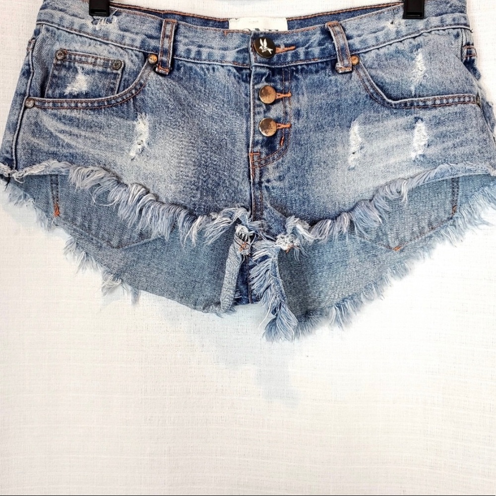 One Teaspoon Bonitas Denim Shorts